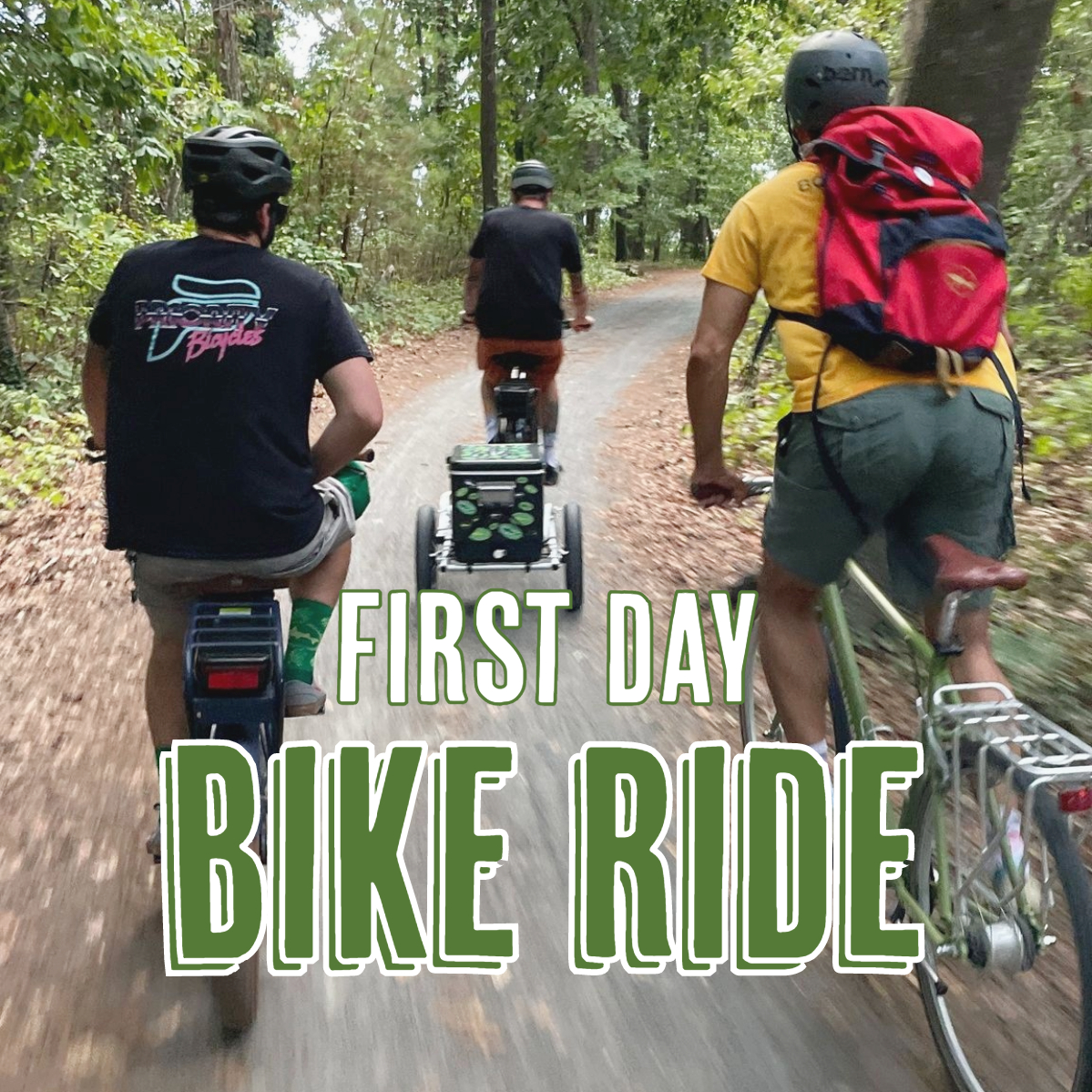First Day Bike Ride Dogfish Head Craft Brewed Ales Off Centered